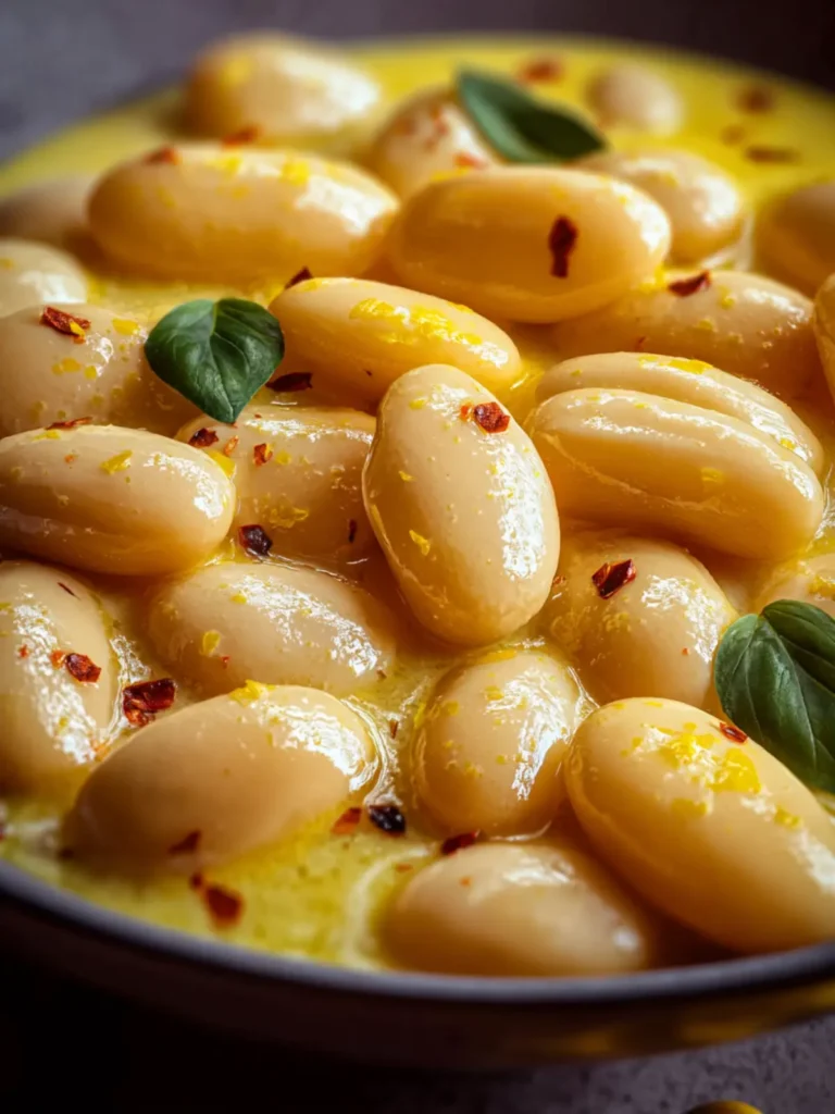 Creamy Lemon Butter Beans First Image