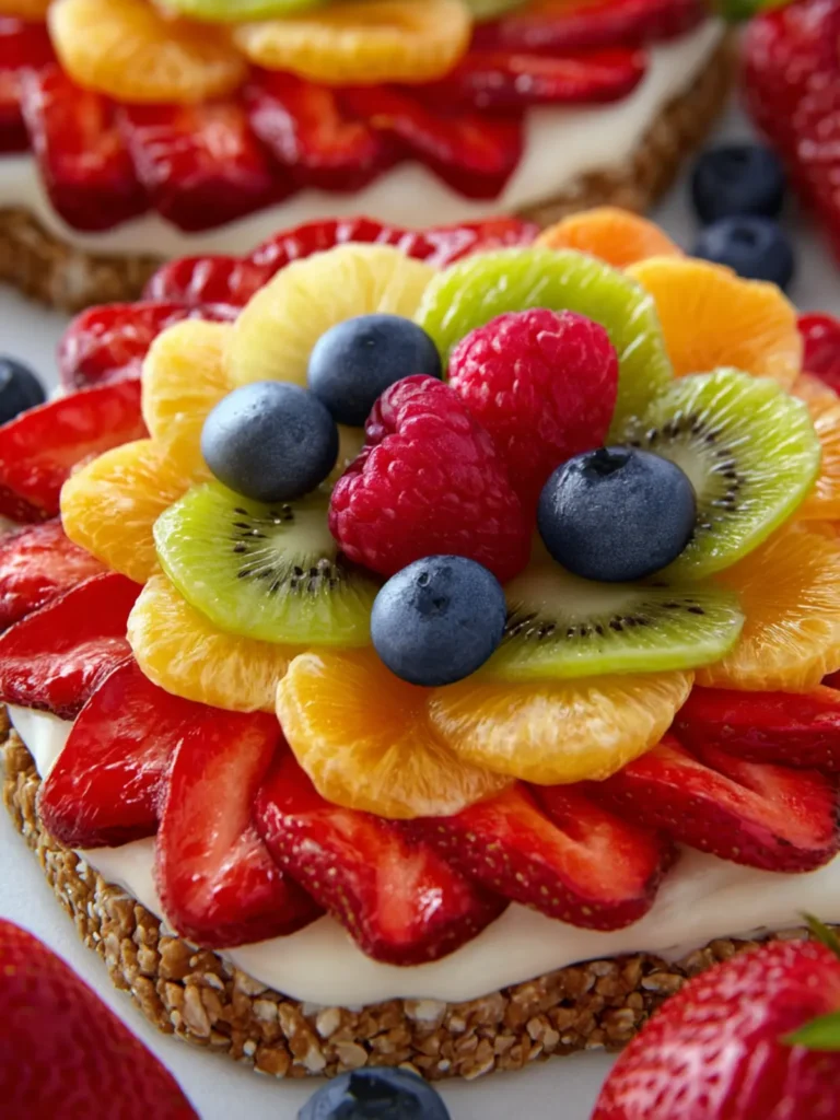 Healthy Fruit Pizza First Image