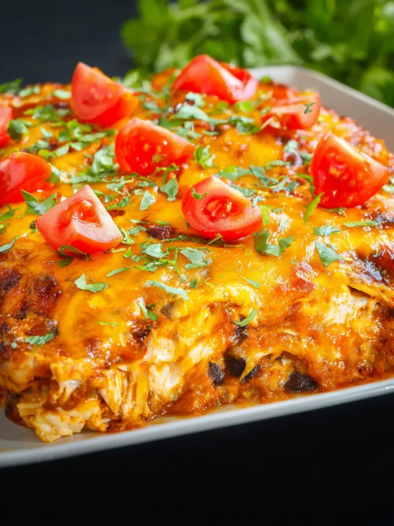 Chicken Enchilada Casserole First Image