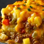 Cheesy Beef & Frozen Potato Casserole First Image