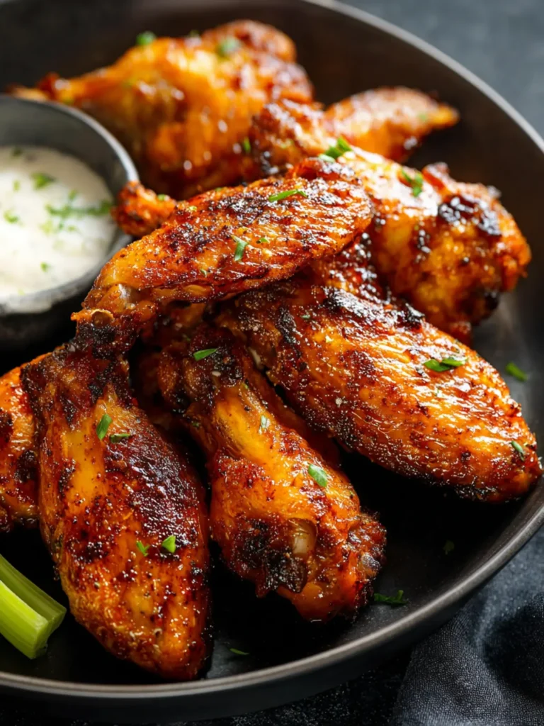 Crispy Oven Baked Chicken Wings First Image