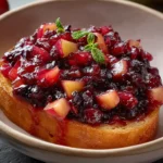 Apple Cranberry Chutney with Crostini First Image