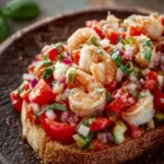 Shrimp Bruschetta Recipe First Image