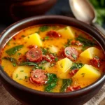 Irresistible Spanish Potato Soup with Chorizo Recipe First Image
