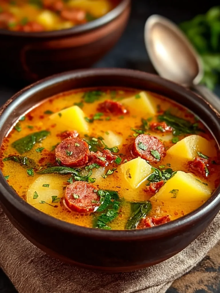 Irresistible Spanish Potato Soup with Chorizo Recipe First Image