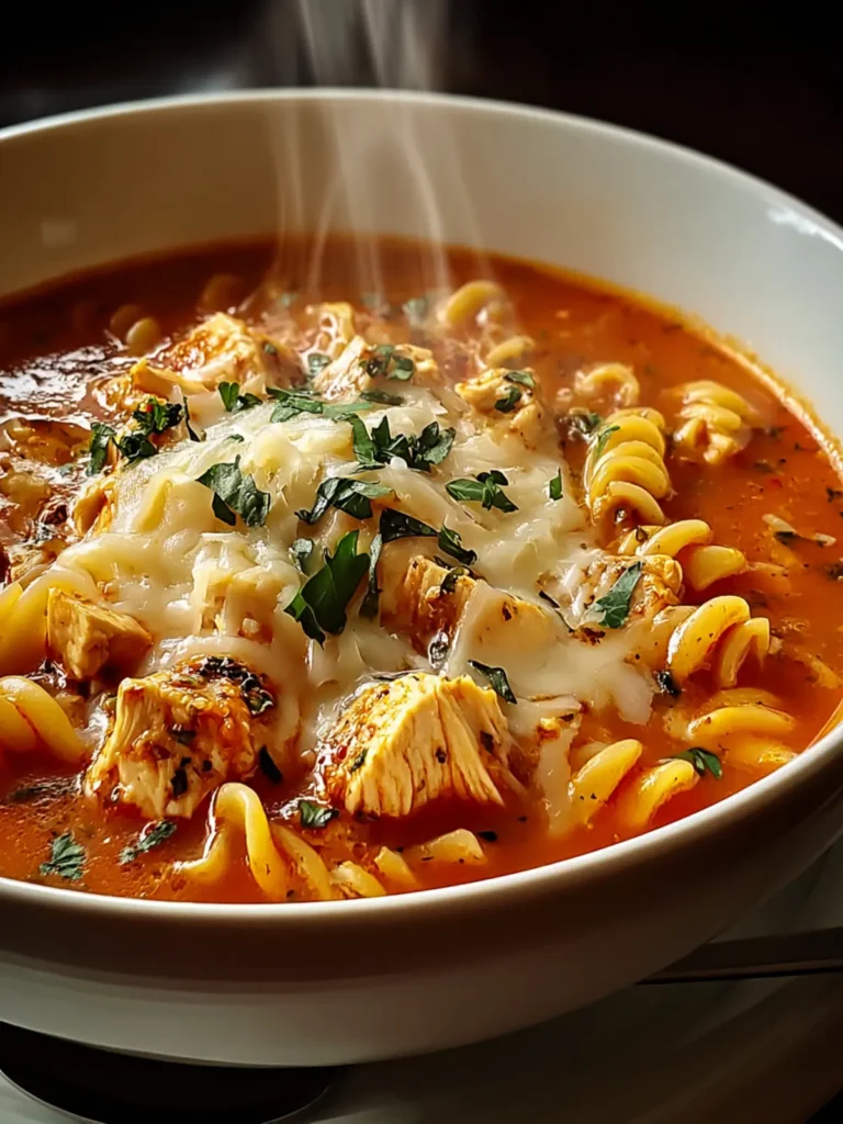 Crockpot Chicken Parmesan Soup First Image
