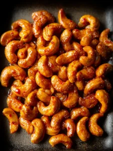Spicy Maple Glazed Cashews First Image