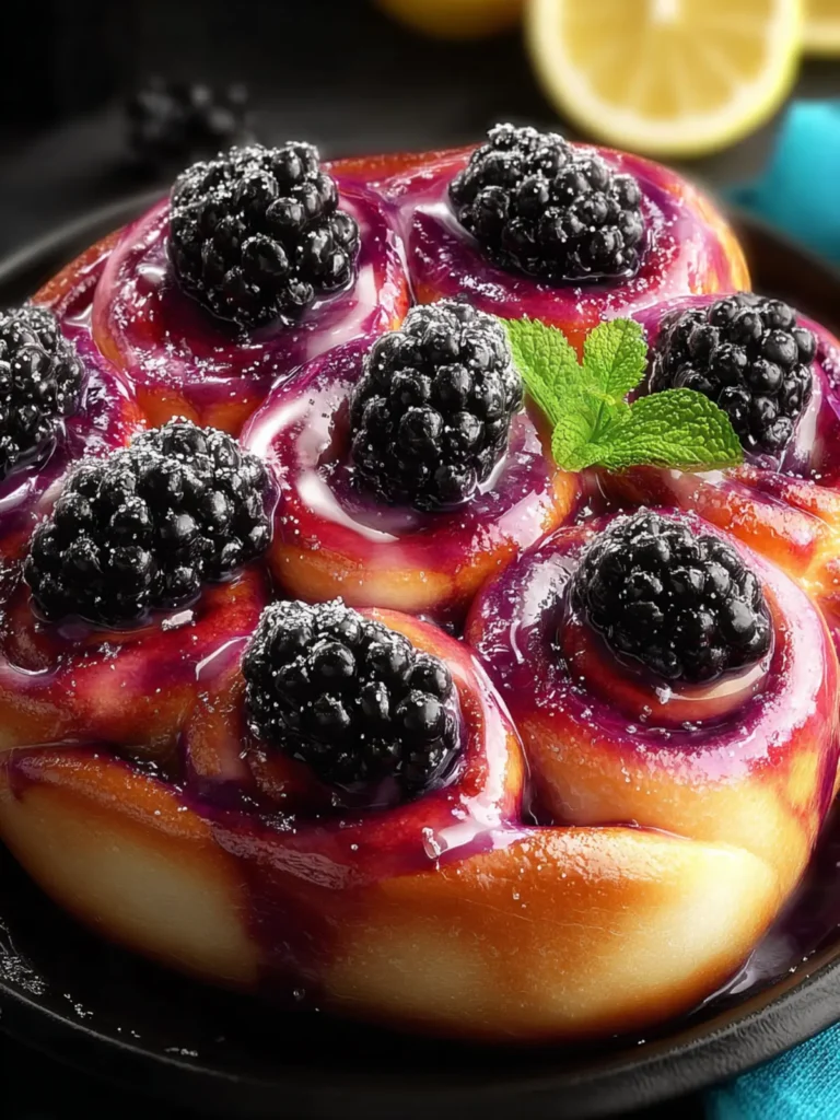 Blackberry Sweet Rolls First Image