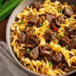 Beef Tips and Noodles First Image