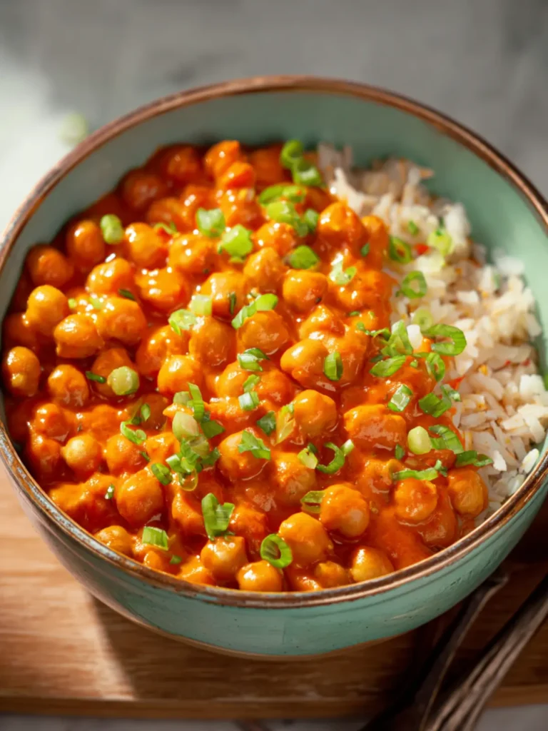 Butter Chickpeas with Creamy Spiced Tomato Sauce First Image