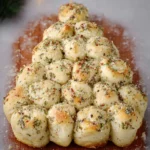 Christmas Tree Garlic Pull-Apart Rolls First Image