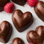 Dark Chocolate Raspberry Hearts First Image