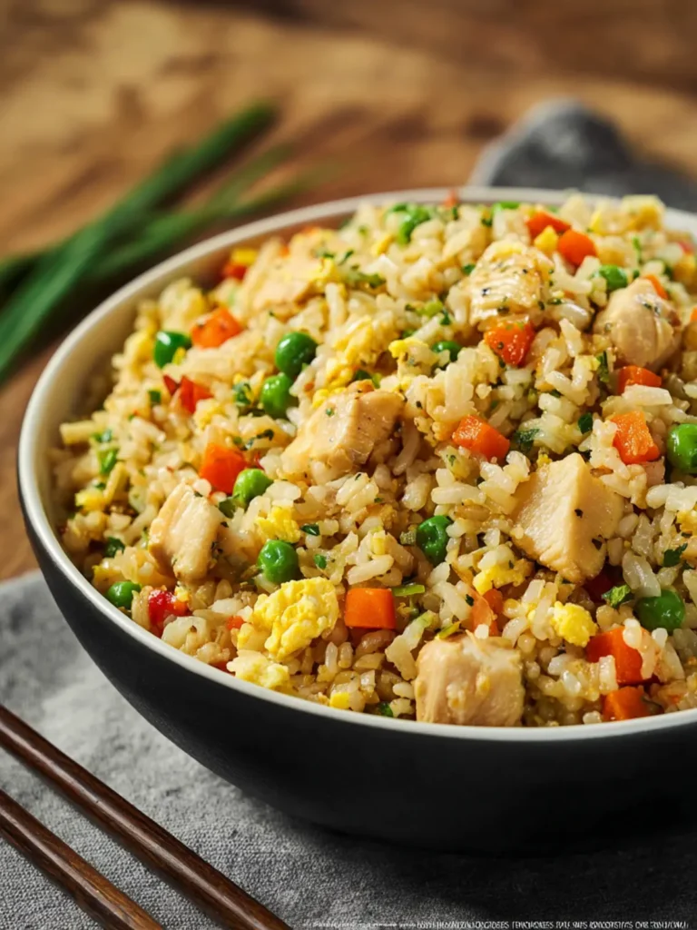 Easy Chicken Fried Rice Recipe First Image