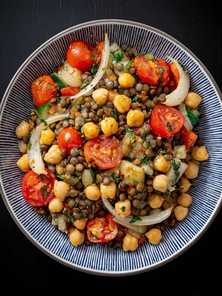 Lentil & Garbanzo Bean Salad (30 Grams Protein) First Image