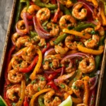 Sheet Pan Shrimp Fajitas First Image