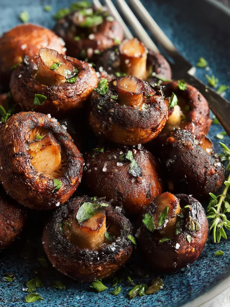 Smoked Mushrooms (Pellet Grill Recipe) First Image