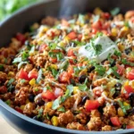 Turkey Taco Skillet, Easy 20-Minute High Protein Meal First Image