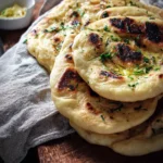 2 Ingredient Dough Garlic Naan (No Yeast) First Image