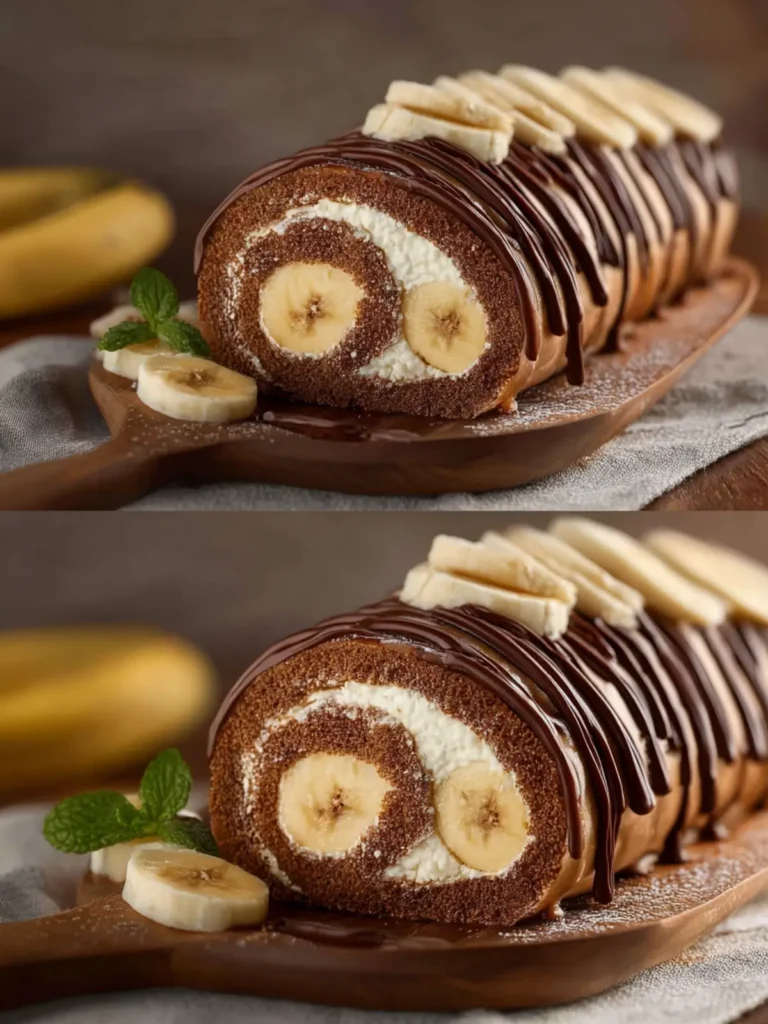 Banana Chocolate Roll First Image