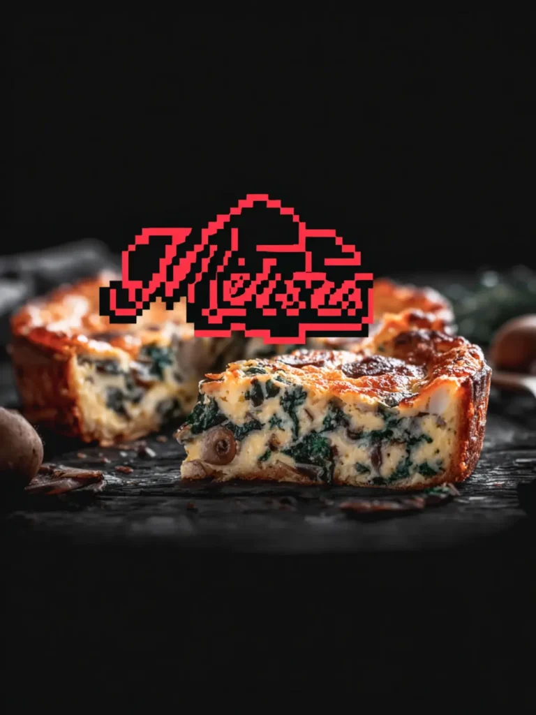 Best Spinach & Mushroom Crustless Quiche Recipe First Image