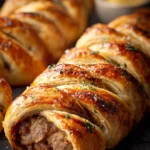 Braided Italian Sausage Rolls First Image