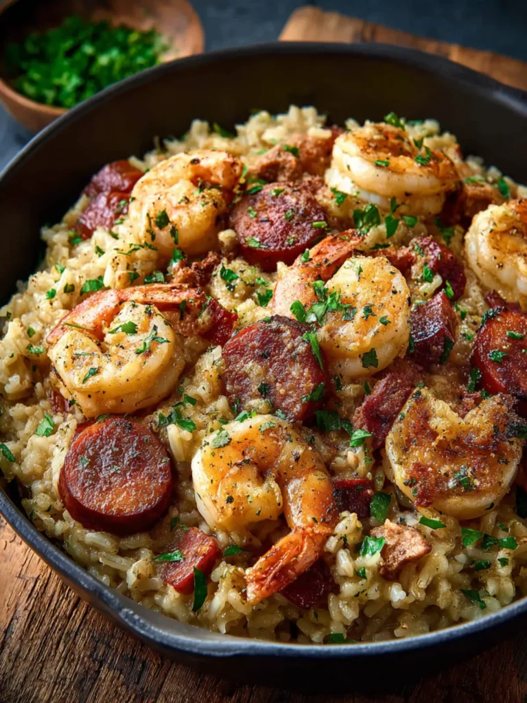 Cajun Shrimp and Sausage Rice First Image