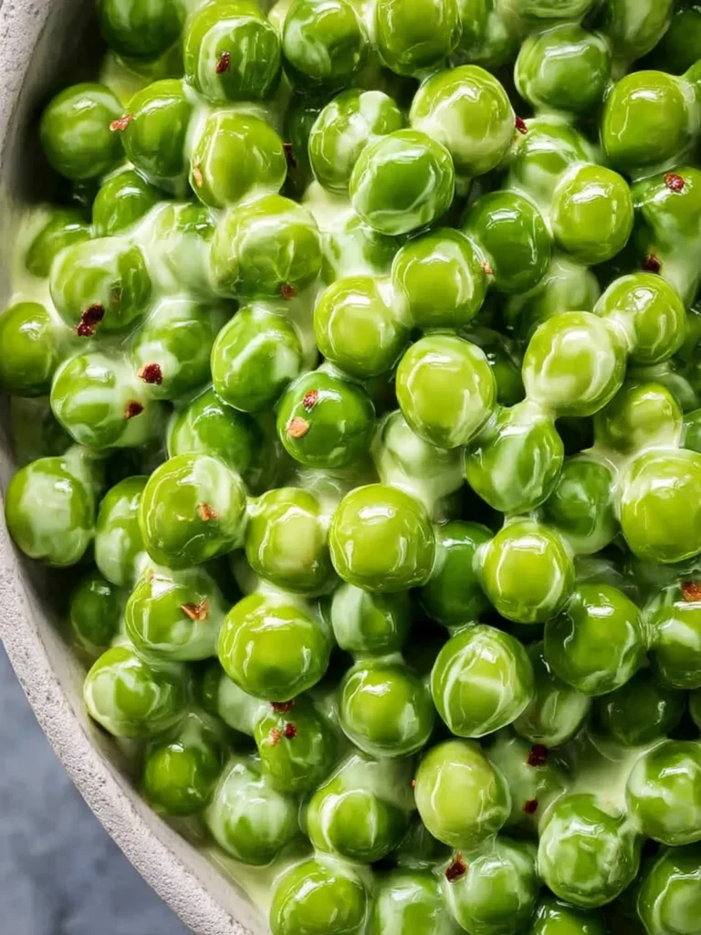 Creamed Peas Recipe First Image