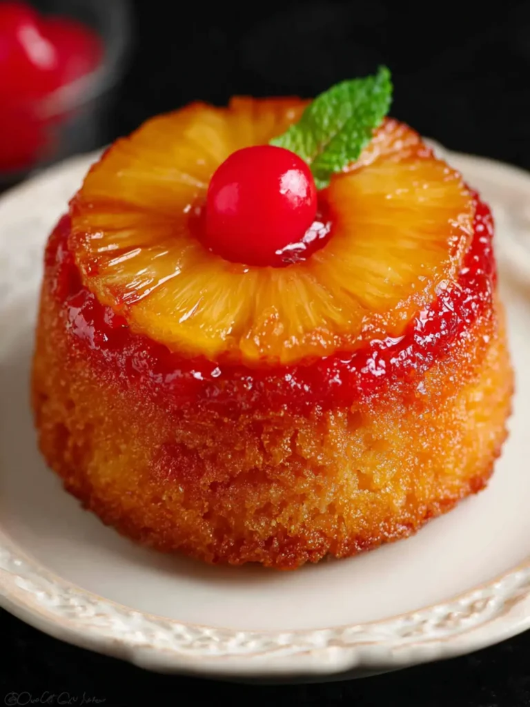 Pineapple Upside Down Cake For One First Image