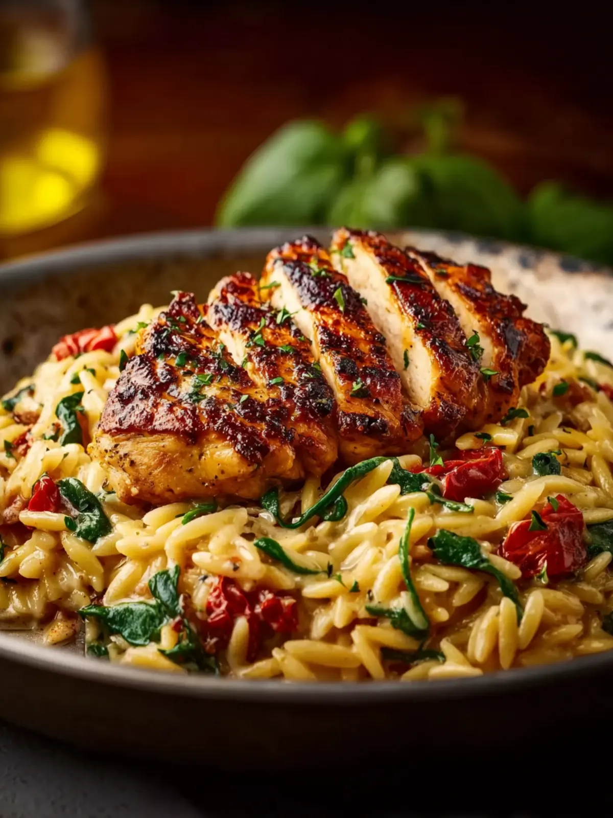 Tuscan Chicken Orzo: A Creamy, Comforting Family Favorite