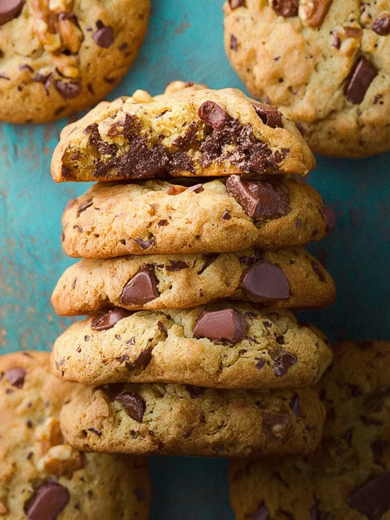 Walnut Loaded Chunky Chocolate Chip Cookies First Image