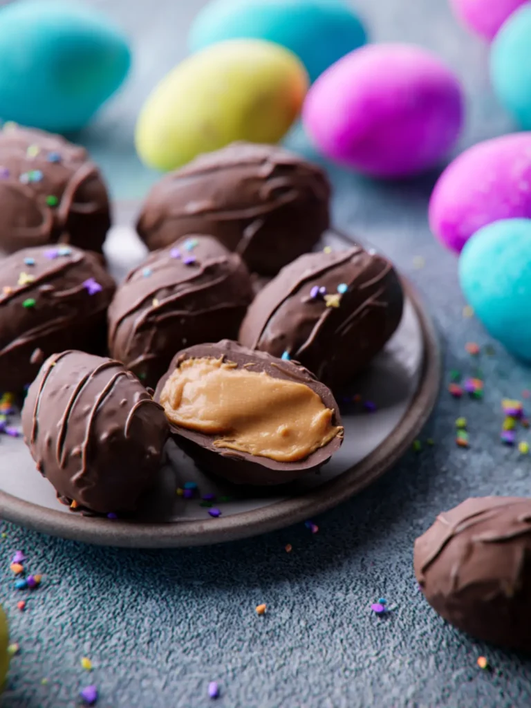 Homemade Easter Peanut Butter Eggs First Image