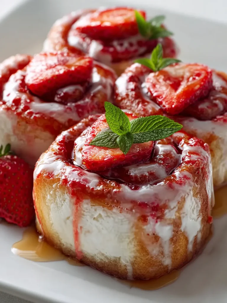 Strawberry Cheesecake Rolls First Image