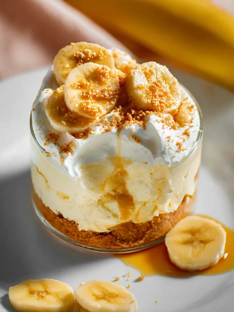 banana pudding yogurt cheesecake First Image