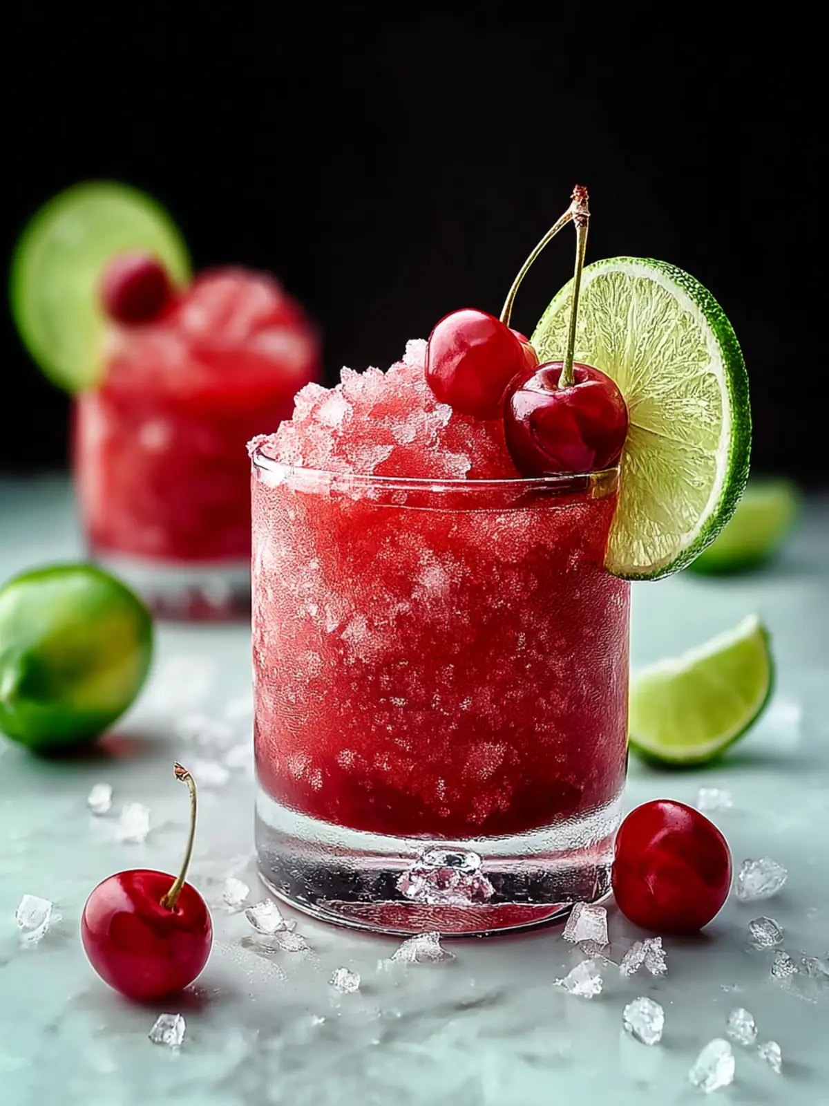 Cherry Limeade Slushie: Refreshingly Easy Summer Treat