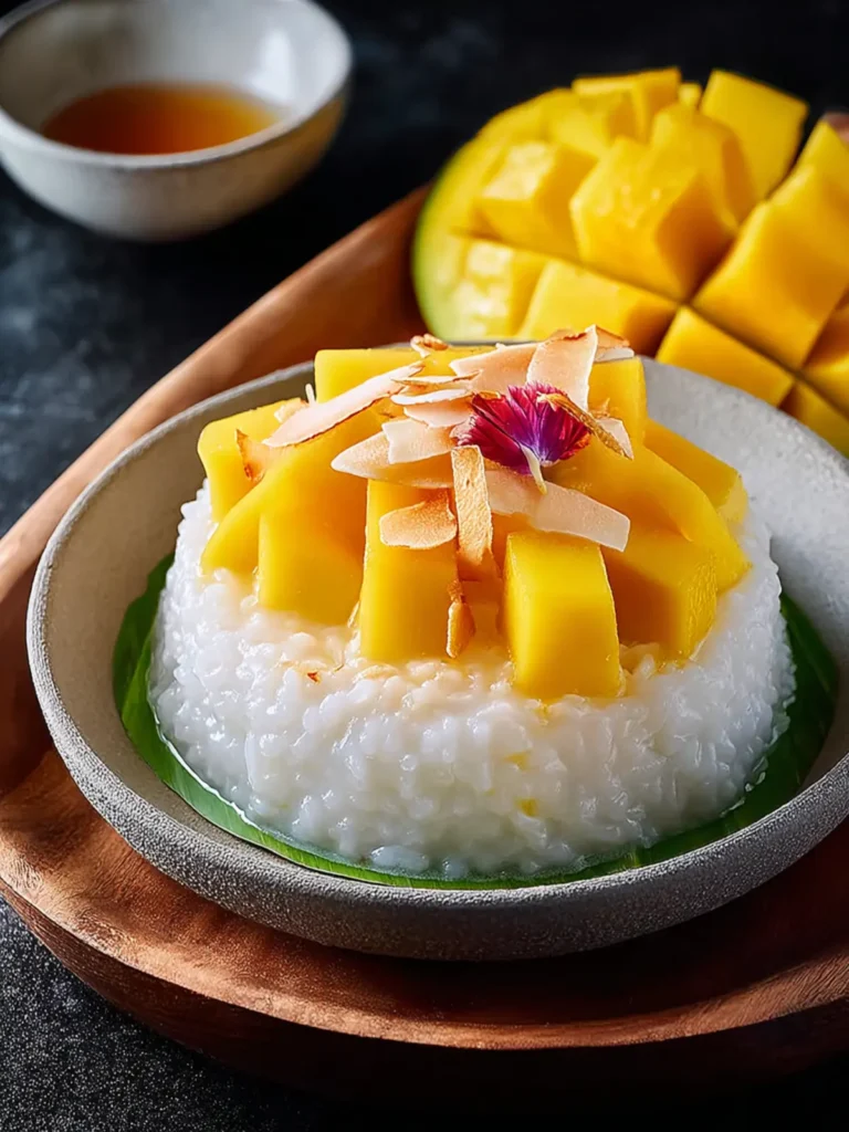 mango sticky rice coconut First Image